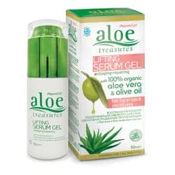 Aloe Treasures Liftingové pleťové sérum s aloe vera a olivovým olejem (50 ml)